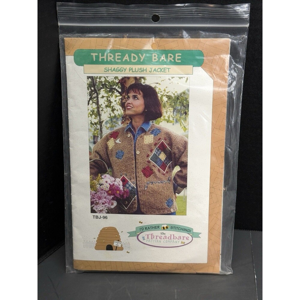 Threadbare Pattern Co Thready Bare Shaggy Plush Jacket Sewing Patterns S M L